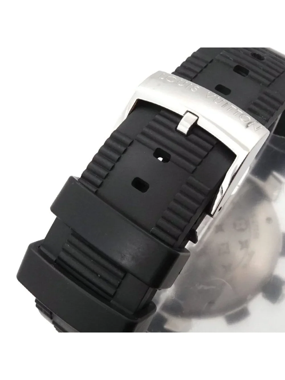 Louis Vuitton Tambour in Black Watch Quartz Analog Digital